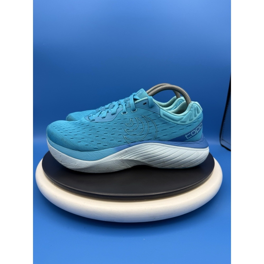Topo Athletic Atmos Womens Size 9 Blue Sky Running Shoes Lace Up Sneakers‎